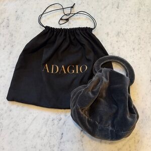 Adagio Velvet Handbag with Dust Bag